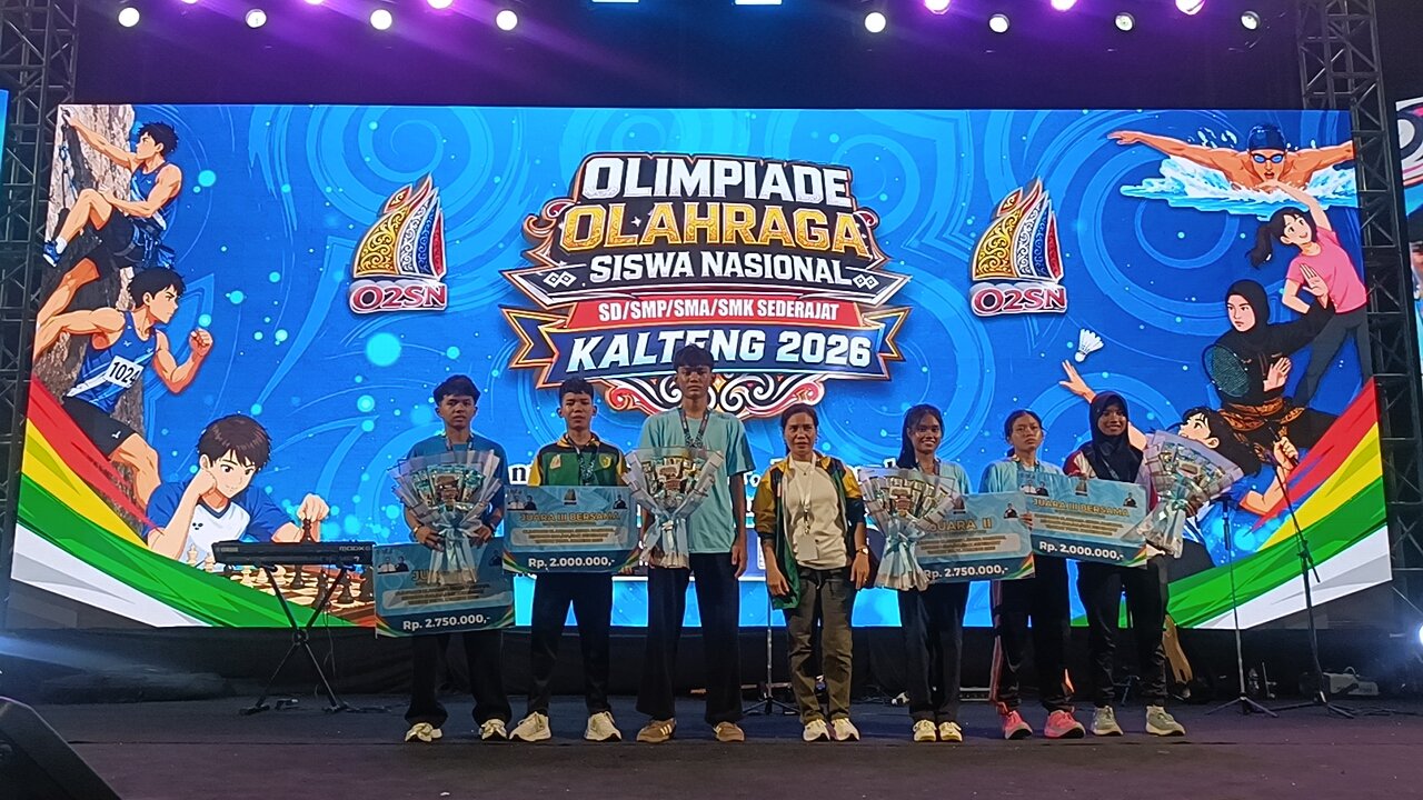 Medali untuk SMAN 2 Kuala Kapuas
