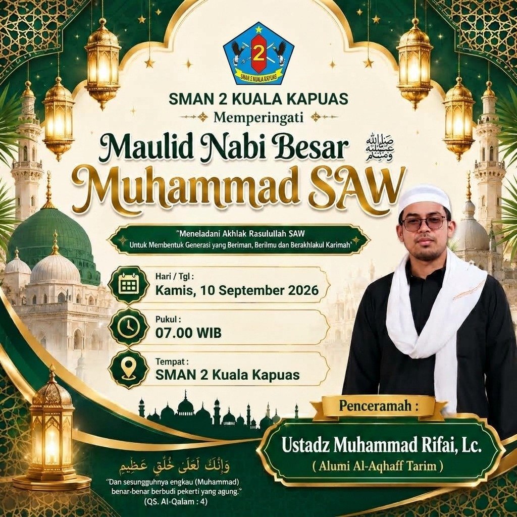 Maulid 2026 : Membentuk Generasi yang beriman, berilmu dan berakkhlakul kharimah